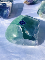 Load image into Gallery viewer, Fluorite Slice | Clarity | Focus | Decisiveness
