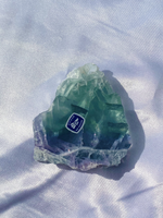 Load image into Gallery viewer, Fluorite Slice | Clarity | Focus | Decisiveness
