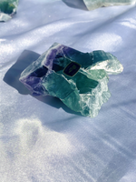 Load image into Gallery viewer, Fluorite Slice | Clarity | Focus | Decisiveness
