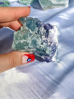 Load image into Gallery viewer, Fluorite Slice | Clarity | Focus | Decisiveness
