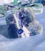 Load image into Gallery viewer, Fluorite Slice | Clarity | Focus | Decisiveness
