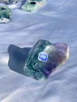 Load image into Gallery viewer, Fluorite Slice | Clarity | Focus | Decisiveness
