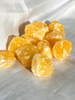 Load image into Gallery viewer, Orange calcite rough chunks
